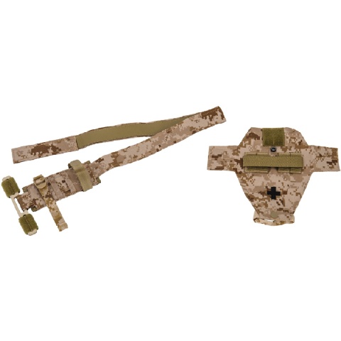 Lancer Tactical Airsoft QH Application Tourniquet Prop - DESERT DIGITAL
