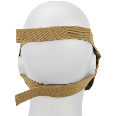 AMA Tactical Skull Lower Face Mask w/ Foam Padding - DESERT DIGITAL