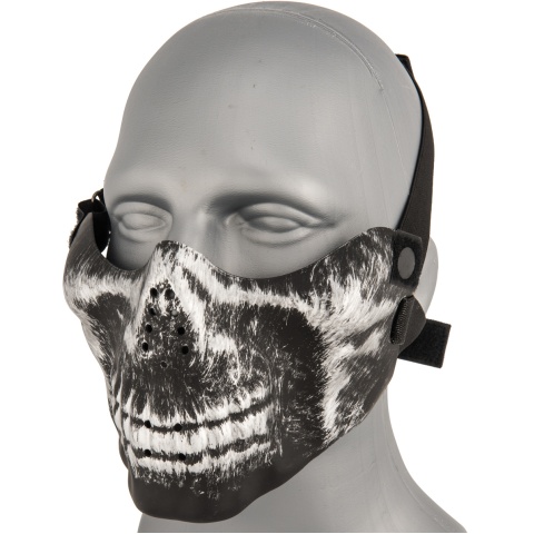 AMA Tactical Skull Lower Face Mask w/ Foam Padding - YH