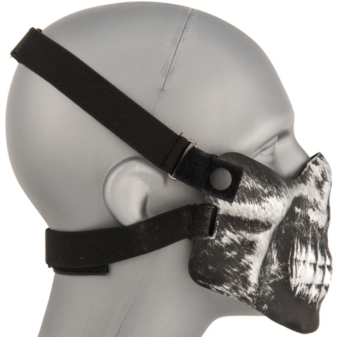 AMA Tactical Skull Lower Face Mask w/ Foam Padding - YH