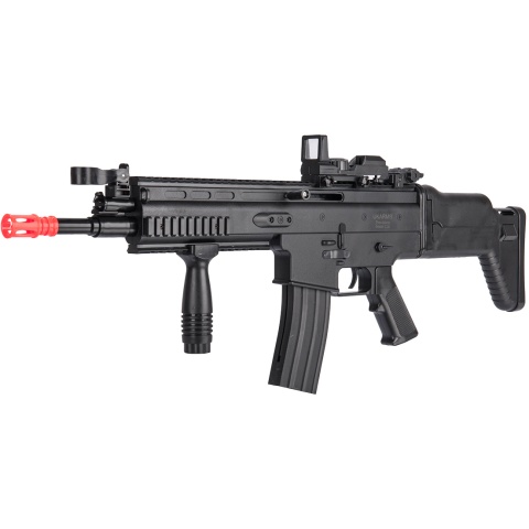 UK Arms MK16 Spring Airsoft Rifle w/ Fold Stock - BLACK