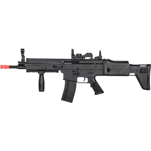 UK Arms MK16 Spring Airsoft Rifle w/ Fold Stock - BLACK