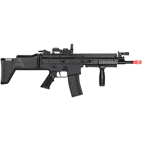 UK Arms MK16 Spring Airsoft Rifle w/ Fold Stock - BLACK