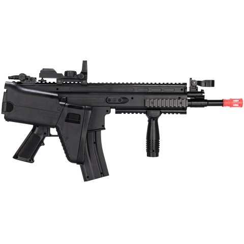 UK Arms MK16 Spring Airsoft Rifle w/ Fold Stock - BLACK