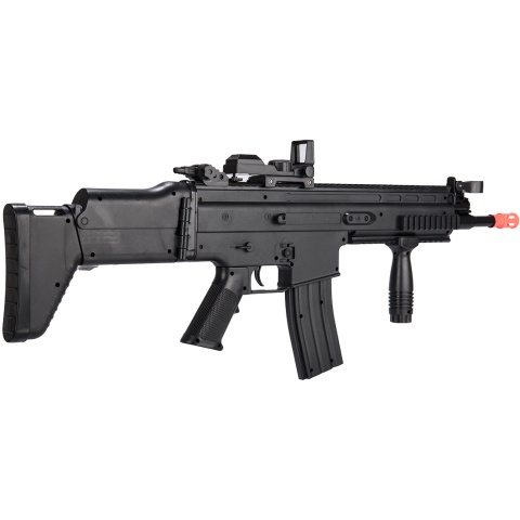 UK Arms MK16 Spring Airsoft Rifle w/ Fold Stock - BLACK