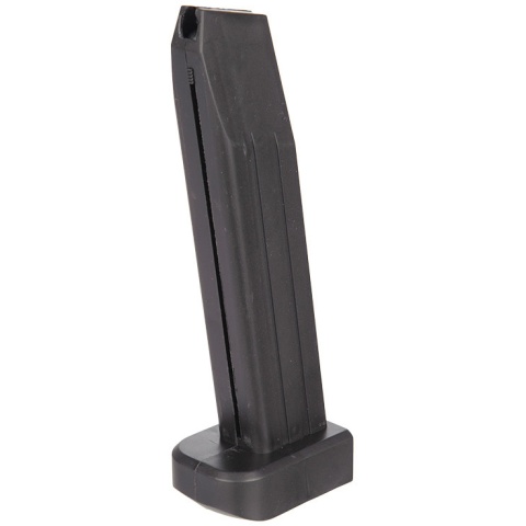 UK Arms Airsoft Spring M1911 Pistol w/ Mock Extension & Laser - BLACK