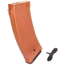 JG Airsoft 500rd High Capacity AK Series Magazine - ORANGE