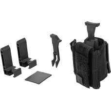 Lancer Tactical Universal Pistol Holster w/ Belt Clip - BLACK