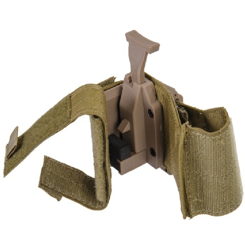 Lancer Tactical Universal Pistol Holster w/ Belt Clip - DARK EARTH