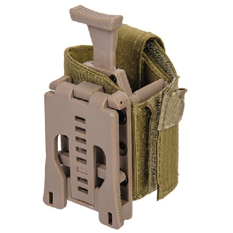 Lancer Tactical Universal Pistol Holster w/ Belt Clip - DARK EARTH