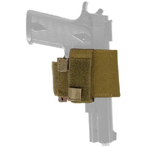 Lancer Tactical Universal Pistol Holster w/ Belt Clip - DARK EARTH
