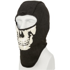 AMA Tactical Airsoft Balaclava Skull Face Mask - BLACK