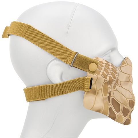 AMA Tactical Airsoft Half Face Skull Mask - NOM