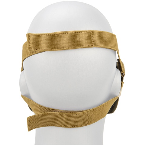 AMA Tactical Airsoft Half Face Skull Mask - NOM