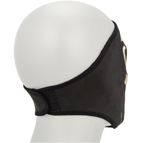 AMA Tactical Airsoft EVA Skull Full Face Mask - BLACK