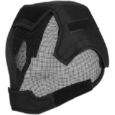 AMA Airsoft Tactical V6 Strike Mesh Full-Face Mask - BLACK