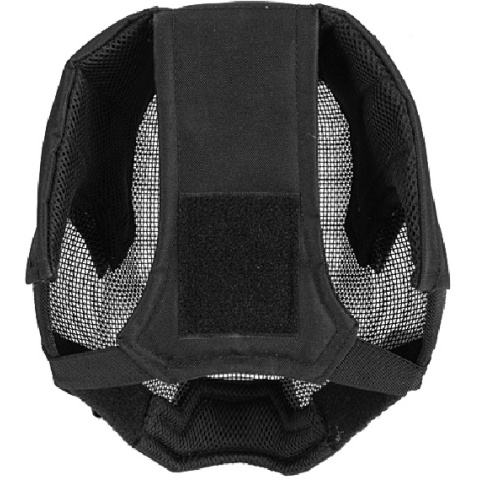 AMA Airsoft Tactical V6 Strike Mesh Full-Face Mask - BLACK