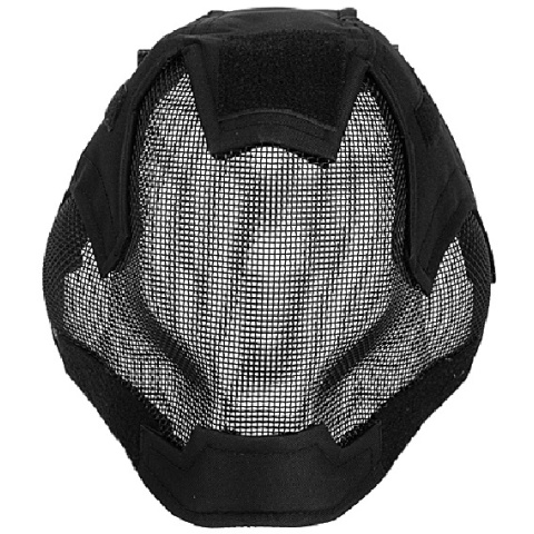 AMA Airsoft Tactical V6 Strike Mesh Full-Face Mask - BLACK