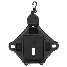 Lancer Tactical L4 Airsoft Helmet Shroud Shroud w/ Lanyard - BLACK