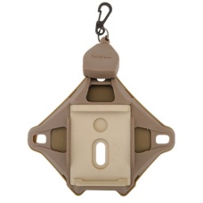 Lancer Tactical L4 Airsoft Helmet Shroud w/ Lanyard - DARK EARTH