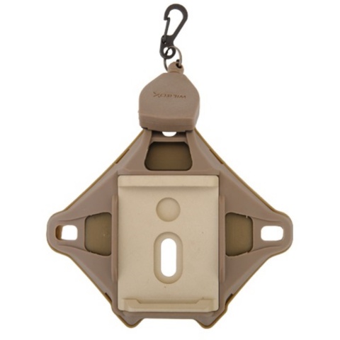 Lancer Tactical L4 Airsoft Helmet Shroud w/ Lanyard - DARK EARTH