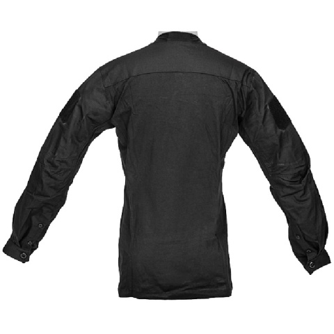 Lancer Tactical TLS HalfShell Combat Long Sleeve Shirt - BLACK