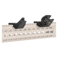 Lancer Tactical One O'Clock Off-Set Iron Sight Set - BLACK