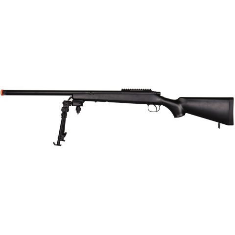 AGM Airsoft High Powered Bolt Action Sniper Rifle w/ Bipod - BLACK
