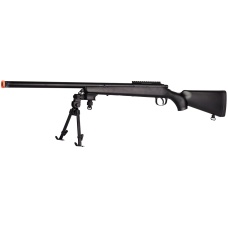 AGM Airsoft High Powered Bolt Action Sniper Rifle w/ Bipod - BLACK