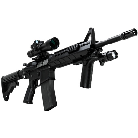NcStar M4/M16 KeyMod Vertical Grip w/ Light - BLACK