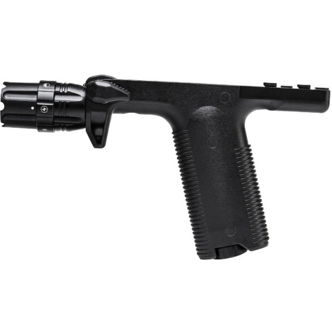 NcStar M4/M16 KeyMod Vertical Grip w/ Light - BLACK