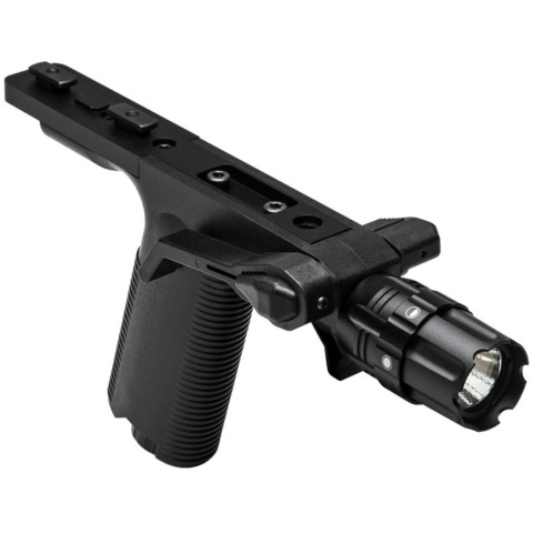 NcStar M4/M16 M-LOK Vertical Grip w/ Light - BLACK
