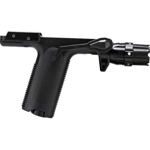 NcStar M4/M16 Picatinny Vertical Grip w/ Light - BLACK