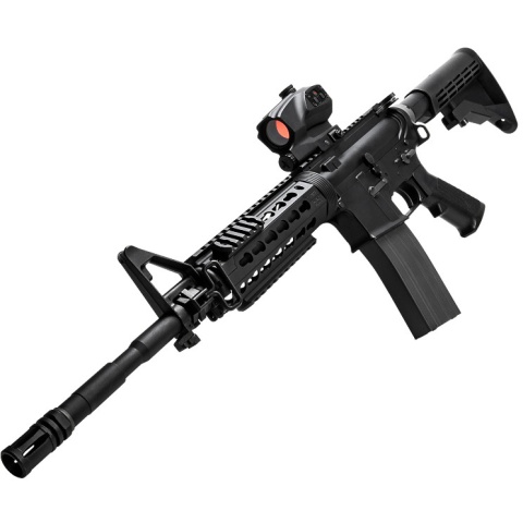 NcStar Tactical Solar Powered Red Dot Sight - BLACK
