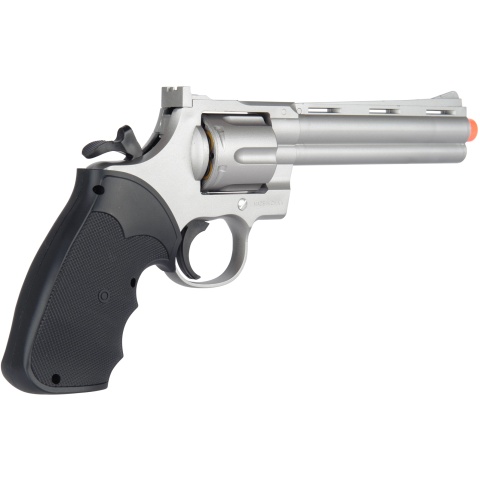UK Arms Airsoft G36S Spring Revolver Pistol - Silver