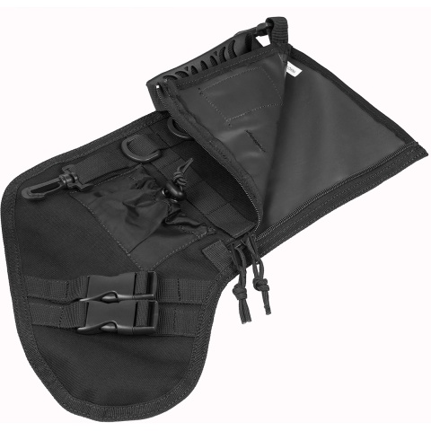 Lancer Tactical 600D Polyester Utility MOLLE Stocking - BLACK