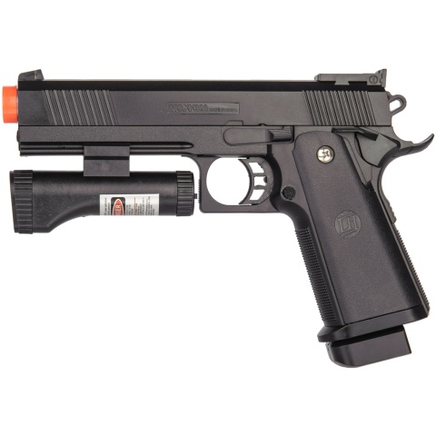 Galaxy 1911 Airsoft Spring Handgun w/ Laser - BLACK