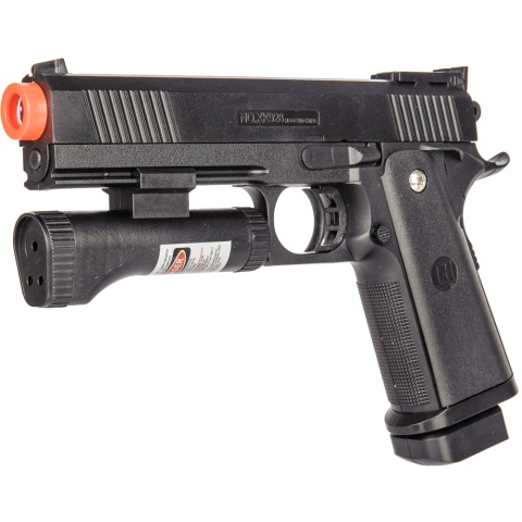 Galaxy 1911 Airsoft Spring Handgun w/ Laser - BLACK