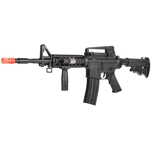UK Arms P8909 Spring Rifle w/ Handgrip, Laser, and Flashlight - BLACK
