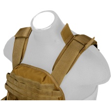 Lancer Tactical QR Tactical Airsoft Tactical Vest (Dark Earth)