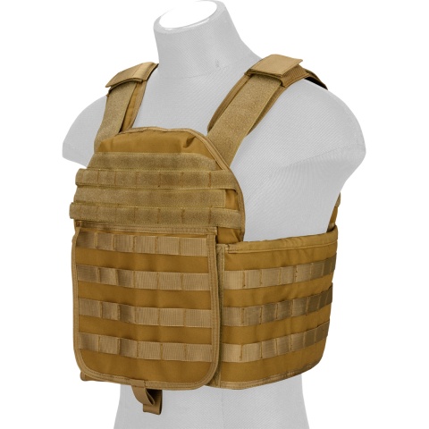 Lancer Tactical QR Tactical Airsoft Tactical Vest (Dark Earth)