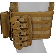 Lancer Tactical QR Tactical Airsoft Tactical Vest (Dark Earth)