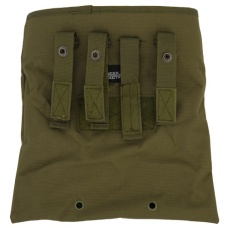 Lancer Tactical Nylon Large Foldable Dump Pouch - OD GREEN