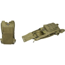 Lancer Tactical Nylon Lightweight Hydration Pack - OD GREEN