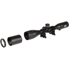 Lancer Tactical 3-12X40 AOL Red/Green/Blue Illuminated Scope (Color: Black)