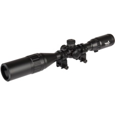 Lancer Tactical 3-12X40 AOL Red/Green/Blue Illuminated Scope (Color: Black)