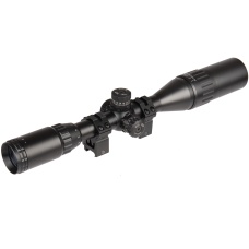 Lancer Tactical 3-12X40 AOL Red/Green/Blue Illuminated Scope (Color: Black)