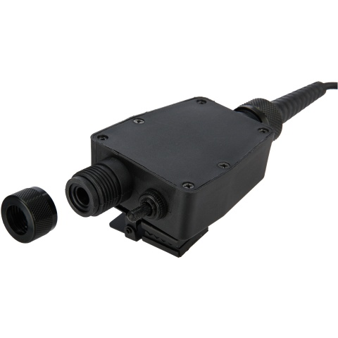 AMA Tactical PTT - Push to Talk for: Kenwood - BLACK