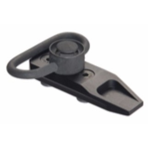 AMA Airsoft XRU-4 QD Sling Mount w/ QD Ring - BLACK