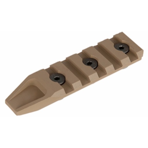 AMA Five Slot Rail Panel for KeyMod Handguard - TAN
